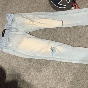 hollister crop jeans